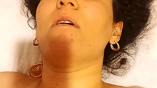 Moaning and orgasm by licking pussy