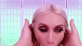 Hot Barbie Girl Kay Lovely Masturbating and Sucking Dick