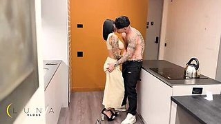 POV Step Sister Luna Vitaler Fucks Big Cock Stepbrother Danner Mendez Doggy Style - Rough Teen Sex