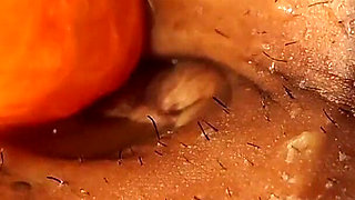 Belly Button Fruit Crushing & Wet Sensory Asmr