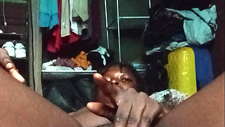 Fingering makes her happy