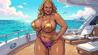 Sexy Black Women in Bikinis