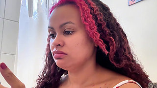 Chubby Gassy Girl Morning Toilet Farts Natural Gassy Moment