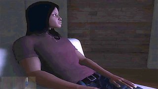 Ms Diana in a classic animated hentai adventure