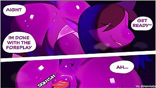 Deltarune - Big Ass Susie Fucks Kris In His Own House - Car Toon