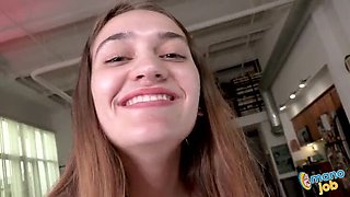 Sera Ryder Begs Her Sexy Teacher for Cunt Tease and Full Facial