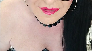 Trans stockings cum