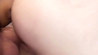 Petite Chinese Babe Gets Her Tight Pink Pussy Fucked by Big White Cock - Ends with Messy Facial