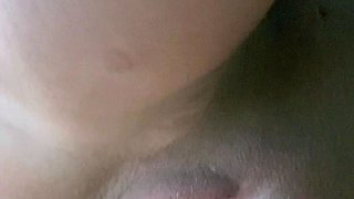 Close up solo beauty toying ass