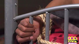 Amateur Porn CFNM femdom suck and wanks BDSM Black tied up