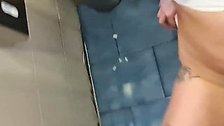 He Fucks the Waitress in the Bathroom She's 18