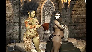 Adult game, big boobs, ass fuck