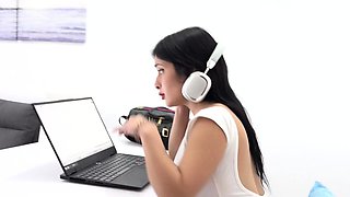 Studious Teen step SISTER Rims Bro's ASS and Gets Fucked