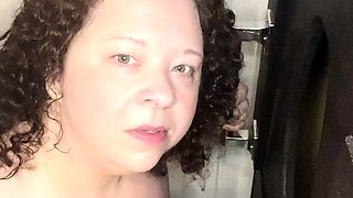 That slobbercum string hanging off my chin at the end