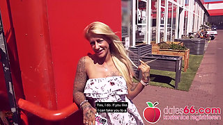 German slut FitXXXSandy picked up at hardware store and fucked