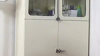 Mature gyno - dirty gyno doctor operates cam in his surgery to record his patient