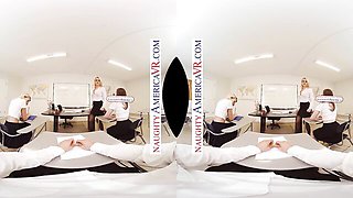 Naughty America featuring Alexis Monroe and Kenna James's virtual reality dirt