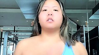 Big boobs milf masturbates with her dildo