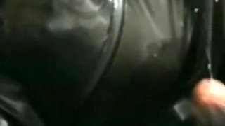 Cock Explodes Gloves