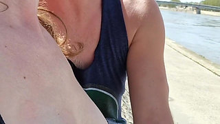 Risky Public Outdoor Make Out in France (very Hot)