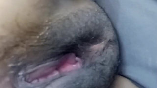 A Desi Housewife Calling a Barber for Trimming Her Pusssy Hair