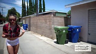 Petite Slut Naomi Swann Meets Up With Bryan Gozzling For Extreme Sex!