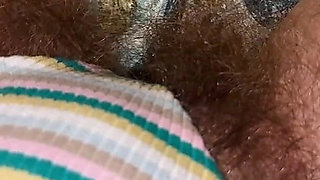 Super Thick and Long Plussy Hair Bush Closeup