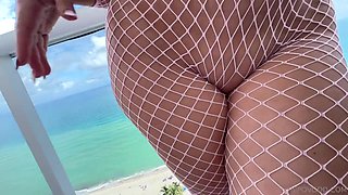 Raissa Nur dicked by monster cock - Pov hardcore in fishnets - Blowjob
