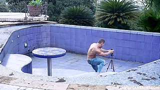 She caught me in her pool