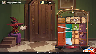 Hotel Tales Gameplay Part 3 - Helping Nikki Sort the Suitcases and Bathe Griselda the Huntress