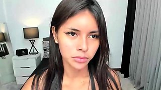 Chubby Brunette Big Boobs Dildo Masturbation