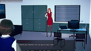 Cosy Cafe Part 3 - Sexy Headmistress