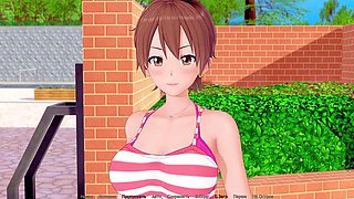Visual hentai, big tits milfs, making baby