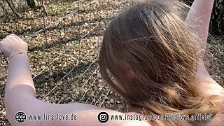 18yo German Teen Fucked First Time Outdoor