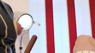 Humiliating penis and ass dildo