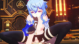 Genshin Impact - Ganyu and Aether Passionate Sex Scene - 3D Hentai Animation