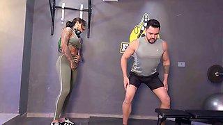 Brazilian Bareback Pounds Gym Bro on His Bench, Begs to Stop