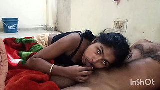 Hot Desi Couple Enjoying Intimate Moments in Bedroom