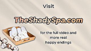 Big Tits Masseuse Sucks Dick