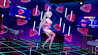 [mmd] Haku -i Will Be Yours Anal Plug Pussy Double Succubus Pattern Pink Erotic Fun Uniform