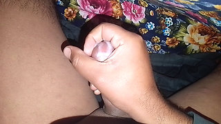 Big cock handjob in night time full hard