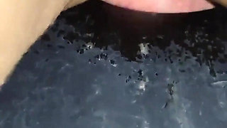 I Fucked Hard in the Gloryhole While the Cuckold Filmed