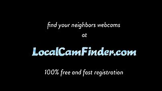 Kinky petite girl plays with her nipples outdoors.