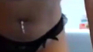 Sexydea Putting on Makeup in a Back Thong