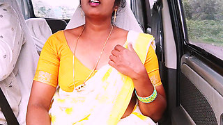 Indian Car Sex. House Maid Try to Fucking with House Owner. Telugu Dirty Talks.