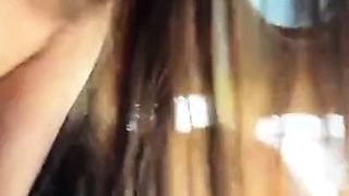 Marianna squirts all over the car during the stream.