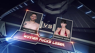 Charlotte Sarte Vs Billy Boston Mixed Wrestling