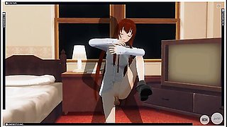 3d Hentai Kurisu Makise Gets Fucked In The Room (steins Gate)