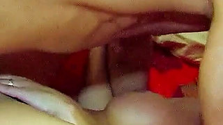 Stepson fucks horny Milf Halanka in the ass and gives her cumshot