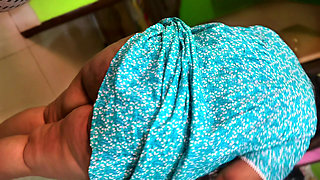 POV: Hot Indian Big Ass Maid Sweep My Room & I See Her Naked Ass